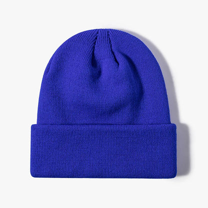 Winter Knit Beanie Hat - Warm Stretch Skull Cap for Boys Girls Adults in Black White Blue Pink & More Colors