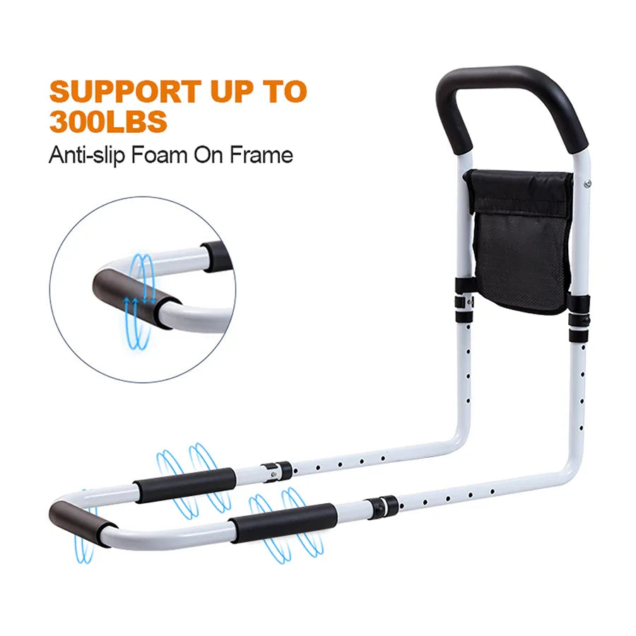 Elderly Bedside Guardrail – Anti-Fall Bed Assist Handrail for Safe Getting Up