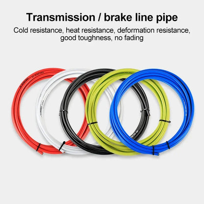 RGO Bicycle Brake Cable Housing Set — MTB Mountain Bike Derailleur & Shifter Cable with Caps