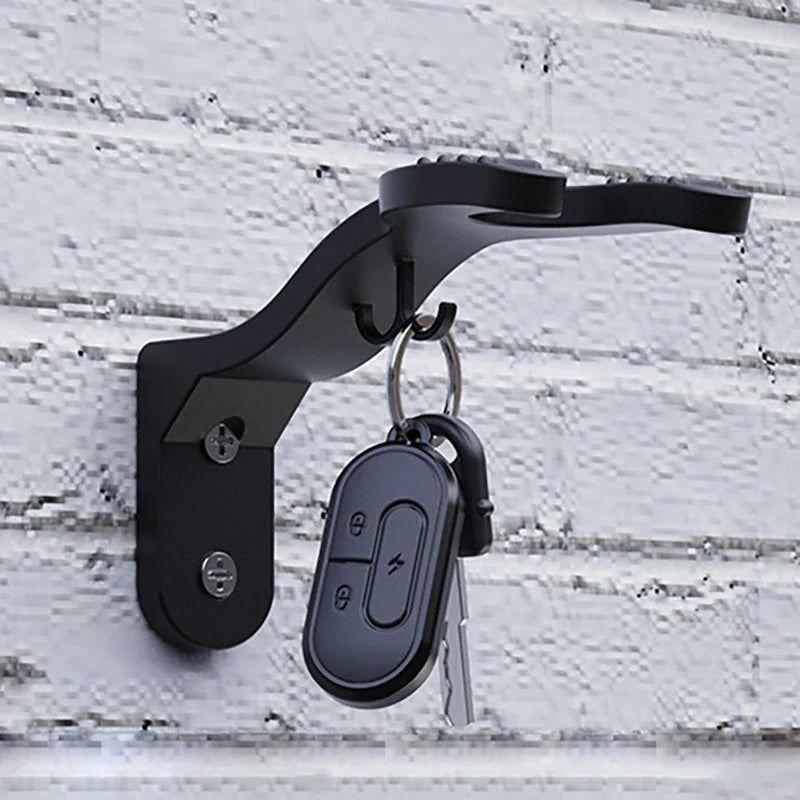 Motorcycle Helmet Hook Rack - Multipurpose Wall Mount Hanger for Luggage, Jackets, Kitchen Cabinets and Shelves
