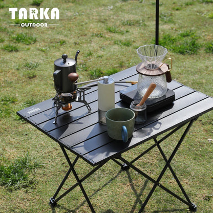 TARKA Foldable Camping Table – Portable Aluminum Alloy BBQ & Picnic Table for Yard, Balcony & Garden Use