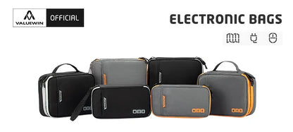 Portable Cable Storage Bag – Digital Electronics Organizer Pouch for USB Cables, Chargers & Travel Accessories