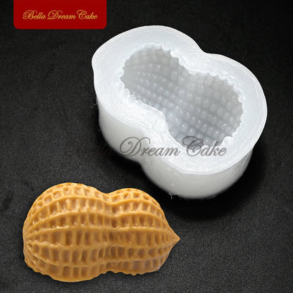 Peanut Design Silicone Mousse Mold – Pudding, Fondant, Chocolate & DIY Cake Decorating Bakeware Tool