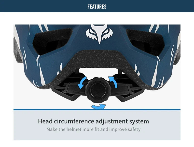 BATFOX MTB Cycling Helmet — Integrally-Molded Mountain Bike Helmet for Speed & Safety