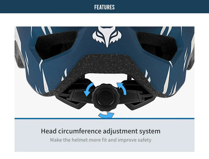 BATFOX MTB Cycling Helmet — Integrally-Molded Mountain Bike Helmet for Speed & Safety