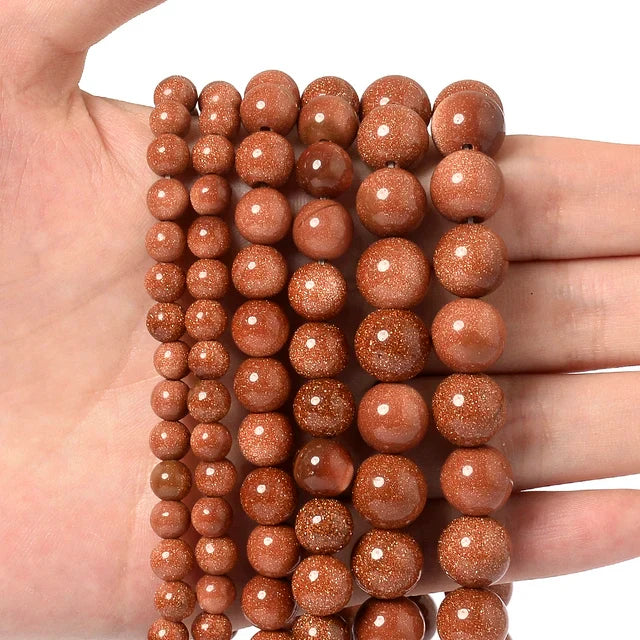 Natural Stone Round Beads 4-12mm Tiger Eye Lava Turquoise Jade for DIY Jewelry Making Bracelet Craft Supplies