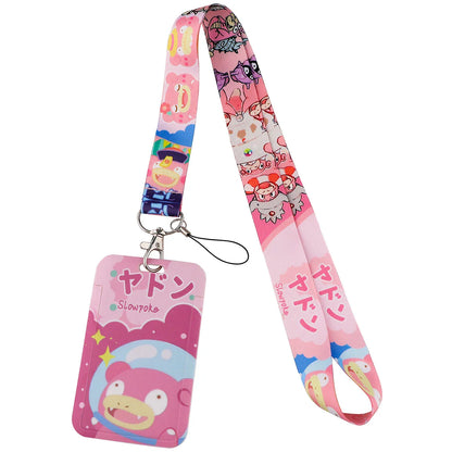 FI24 Japanese Anime Lanyard – Student Card & Badge Holder, Neck Strap for Phone, Subway & Access Cards, Gift for Kids