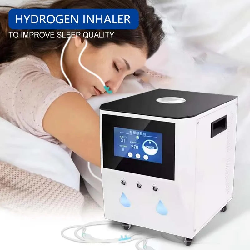 Medical 3000ml Hydrogen Water Generator & Inhalation Machine — H2 O2 HHO Double Outlet Breathing Device