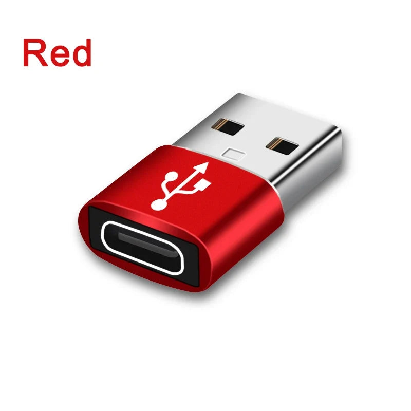USB C 3.0 Adapter - Type C Male to USB 2.0 Female Converter for Mobile Phones, PC Laptops & Devices