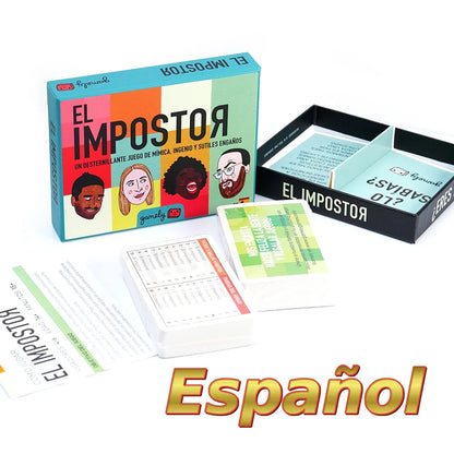 Spanish Trio Card Game Set – Party Games Including The Imposter, Arre Unicorn & More