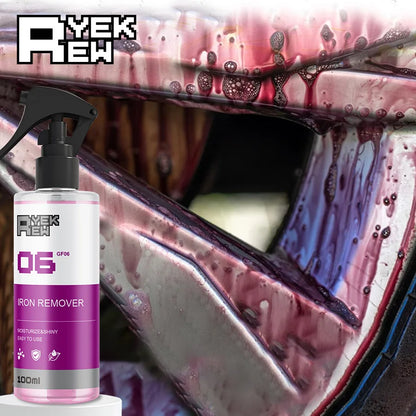 Car Rust Remover Spray - Fast Auto Rust Cleaner with Anti-Corrosion Protection & Tire Shine Maintenance Formula