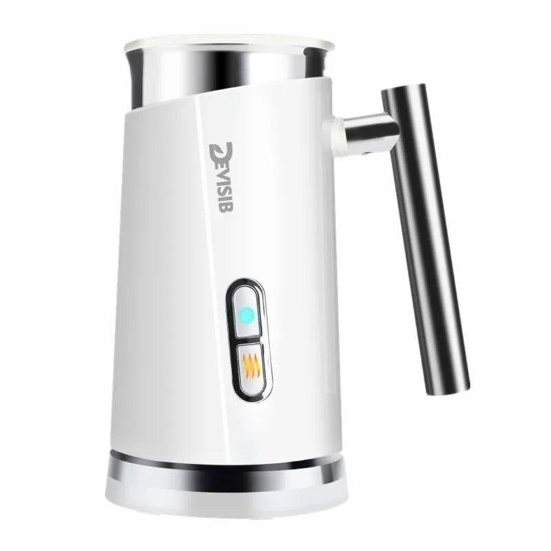 DEVISIB 3-in-1 Electric Milk Frother — 300ml Automatic Hot & Cold Foam Maker for Coffee, Latte, Cappuccino, Macchiato & Hot Chocolate