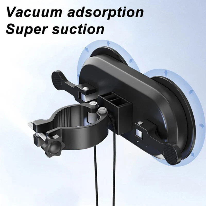 Massage Gun Holder – Suction Cup Fascia Gun Bracket, Hands-Free Massager Partner, No Installation Needed
