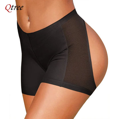 Qtree Butt Lifter Shapewear Shorts for Women – Tummy Control Body Shaper, Booty Enhancer & Waist Trainer Slimming Panties