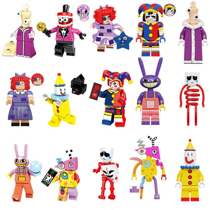The Amazing Digital Circus Assembly Doll Set - 8-Piece Magical Digital Character Toy Collection