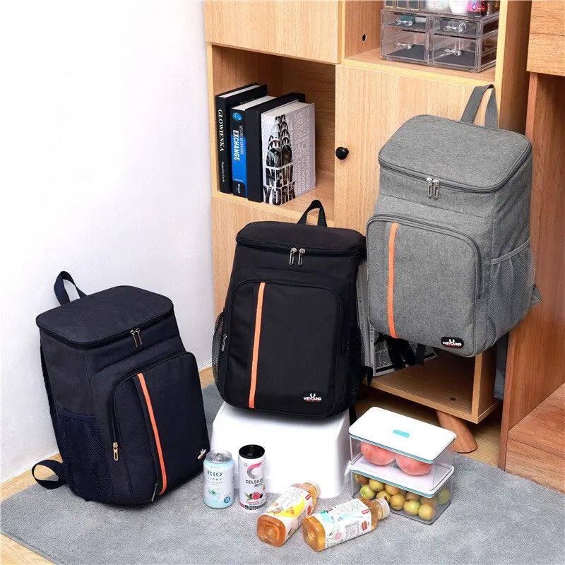 Multifunctional Shoulder Insulation Bag — Outdoor Picnic Cooler Backpack, Leak-Proof Ice Bag for Travel & Fresh-Keeping