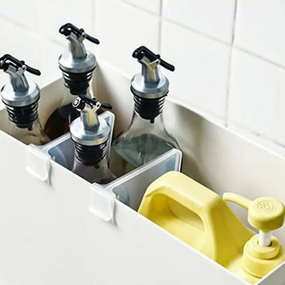 10 Pcs Refrigerator Partition Board - Adjustable Plastic Dividers for Kitchen Organization and Bottle Can Storage