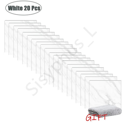PVC Marble Wall & Floor Stickers - Waterproof Self-Adhesive Tile Decor for Kitchen & Bathroom
