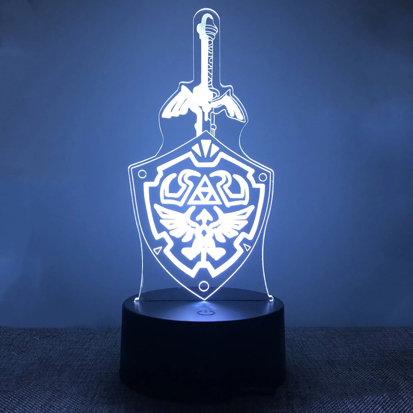 Zelda 3D Night Light Lamp – Link Breath of the Wild Anime Figure for Kids Gift