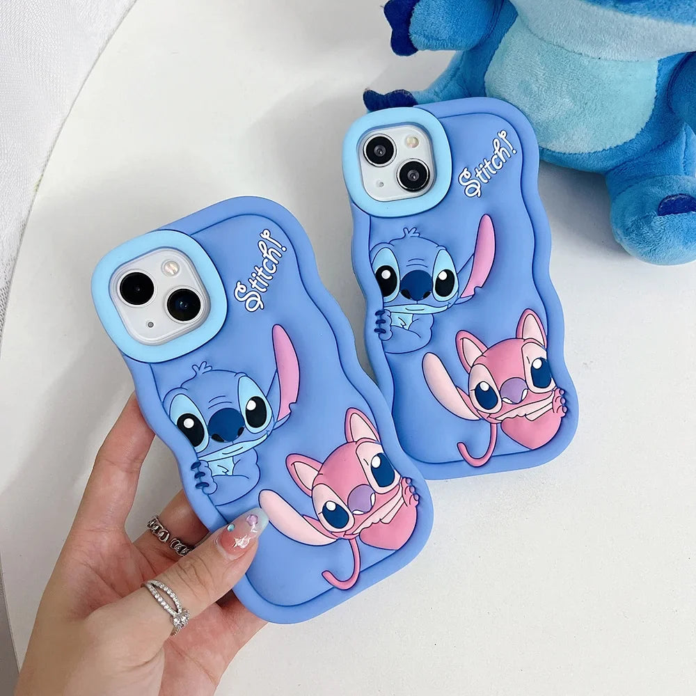 Stitch Soft Silicone Phone Case — Cartoon Cover for Samsung Galaxy A03S/A04E/A14-A16/A25-A36/A52-A56/S20-S25 Ultra & Plus
