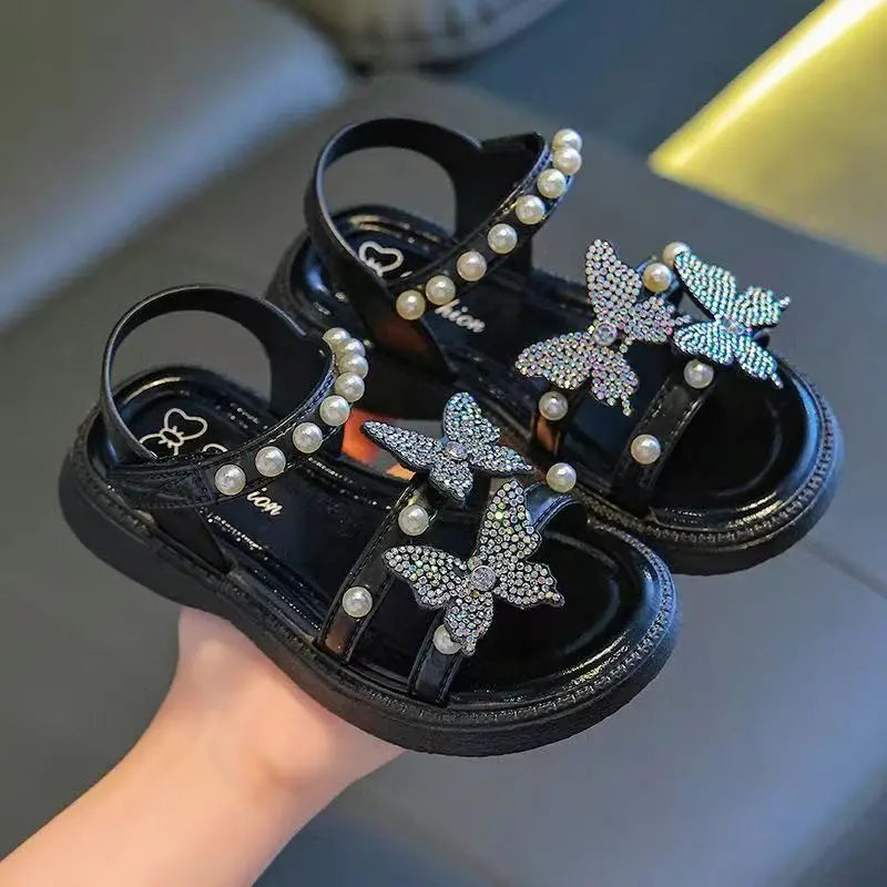 New Summer Girls Sandals - Anti-Slip Baby Slippers for Home & Outdoor Wear
