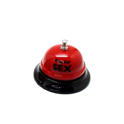 Creative Red Metal Sex Bell Ring – Fun Couple Flirting Novelty Toy & Gift