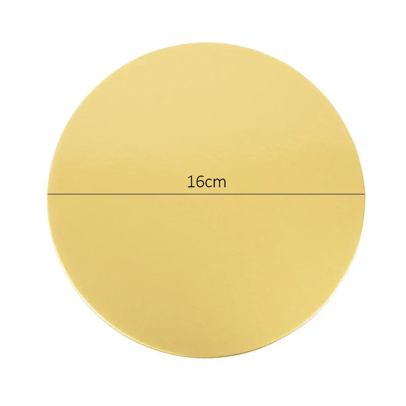 Round Cake Board Set (10/16/22/26cm) – Disposable Paper Bases for Cupcakes & Desserts