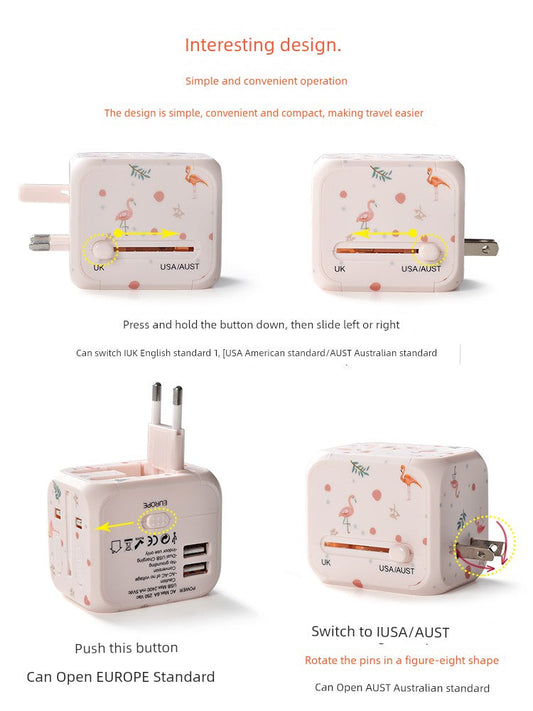 Neutral Universal Travel Charger — Fast Charging Adapter for International Use