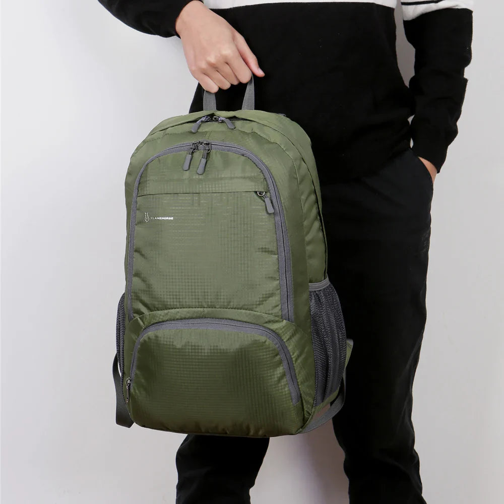 Lightweight Foldable Backpack - Waterproof Packable Daypack for Men & Women, Travel, Hiking, Outdoor Cycling & Camping Bag