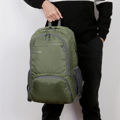 Lightweight Foldable Backpack - Waterproof Packable Daypack for Men & Women, Travel, Hiking, Outdoor Cycling & Camping Bag