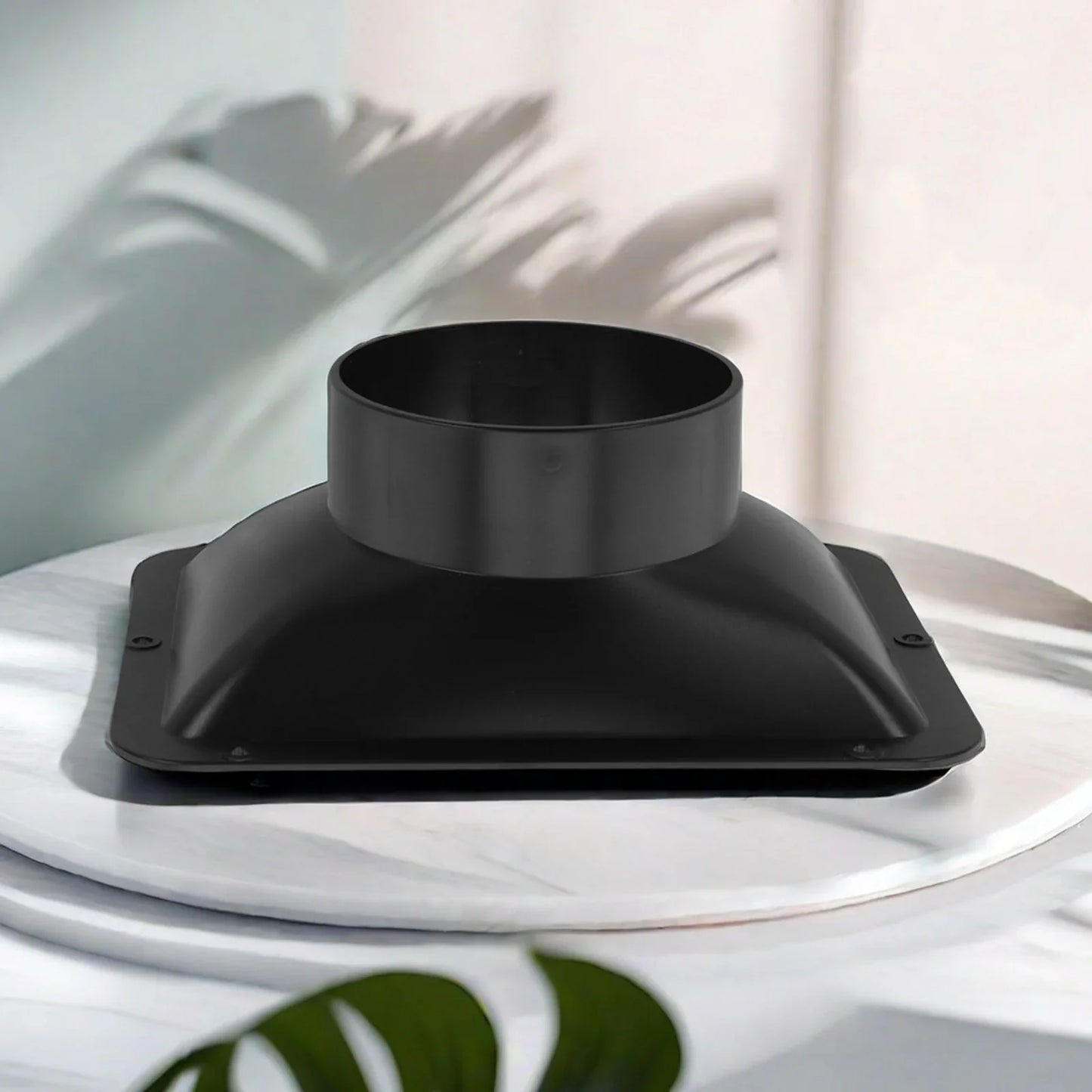 Long Duct Fan Hose Adapter – Wall Flange Vent Connector for Kitchen Hood & Exhaust Air Ventilation Pipe