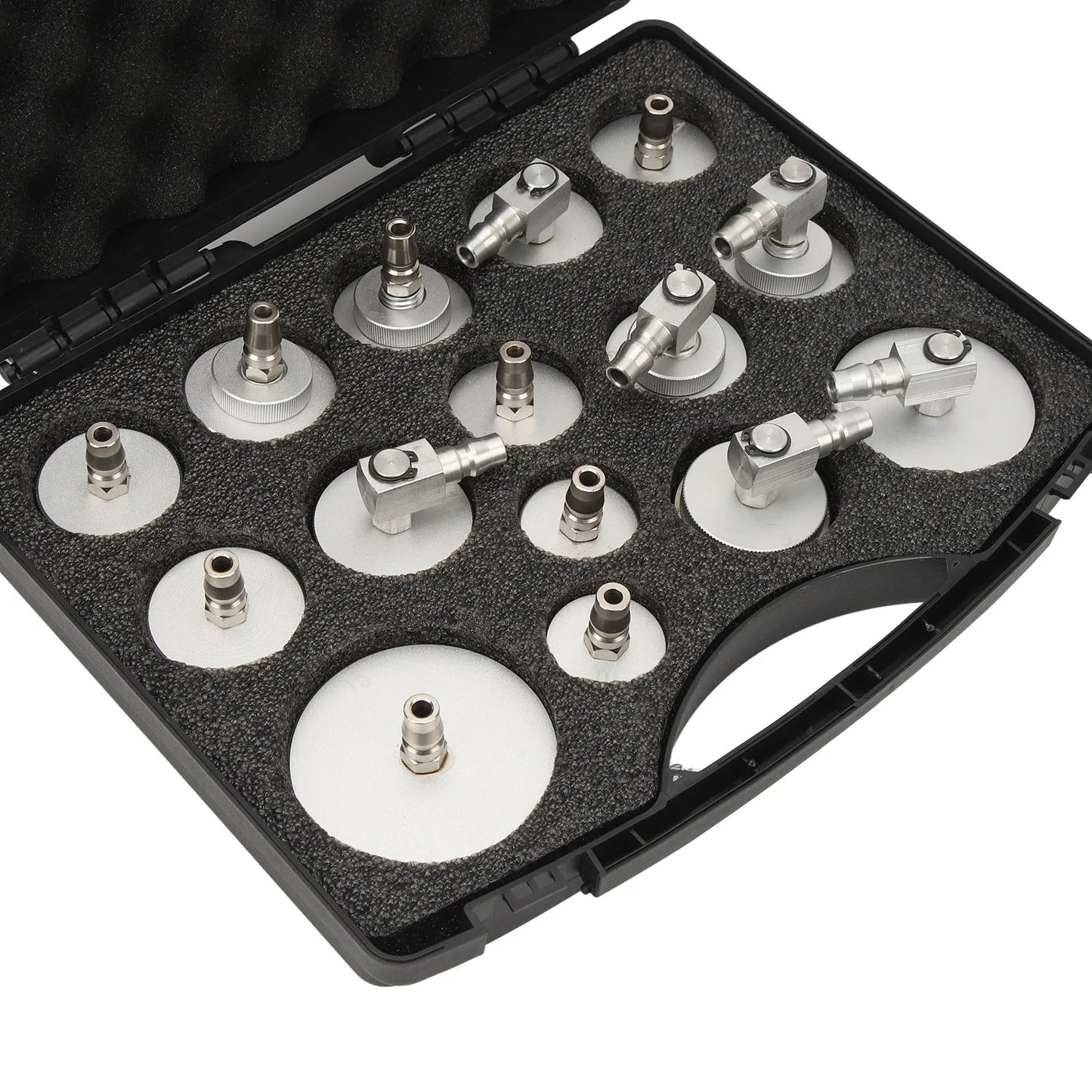 Master Cylinder Brake Bleeder Adapter Set — Aluminum Alloy, High-Accuracy Portable Tool for Automobiles