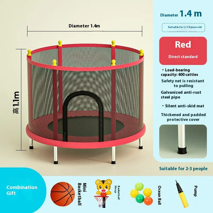 Indoor Trampoline for Kids – Home Use Jumping Bed for Children Aged 3-10