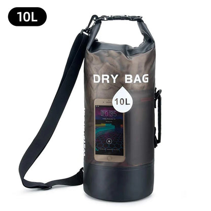 Waterproof Dry Bag - 10L/20L Storage Pack for Swimming, Trekking, Rafting, Kayaking & Boating