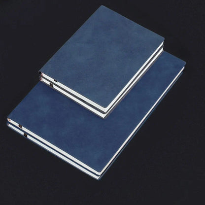 A5 A6 Sheepin Leather Notebook – Office Journal, Diary, Notepad with 160/240 Pages, Lined Stationery for Students