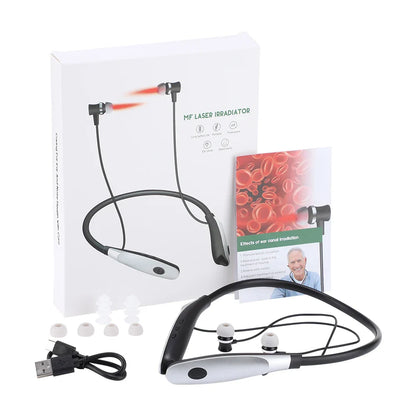 Portable Nasal and Ear Canal Laser Irradiator – Rechargeable 650nm Neck-Hanging Laser for Tinnitus Reduction