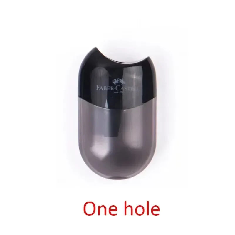 Double & Single Hole Pencil Sharpener – Creative Transparent Stationery Tool for Kids & Students, Portable School Supply Pen Cutter Sharpener