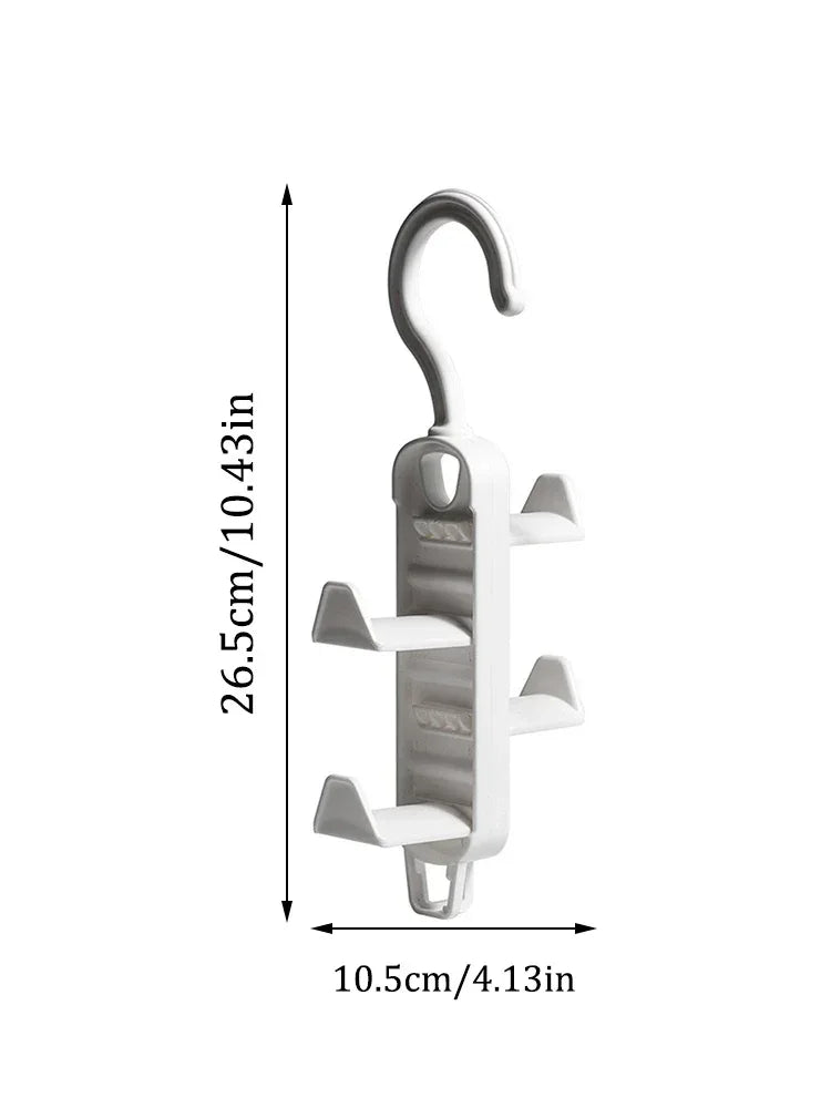 Multifunctional Wardrobe Bag & Clothes Rack – Traceless Hanging Hook for Hats, Bags, and Doors, No Drilling Needed