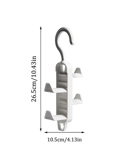 Multifunctional Wardrobe Bag & Clothes Rack – Traceless Hanging Hook for Hats, Bags, and Doors, No Drilling Needed