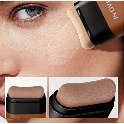 Eraser Foundation Stick – Velvet Moist Long-Lasting Liquid Concealer for Flawless Face Makeup