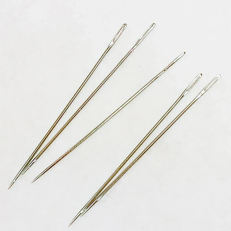 25Pcs Large Eye Stitching Sewing Needles Set – Stainless Steel Hand Sewing Tools for Leather, Yarn, Knitting & DIY Crafting Projects