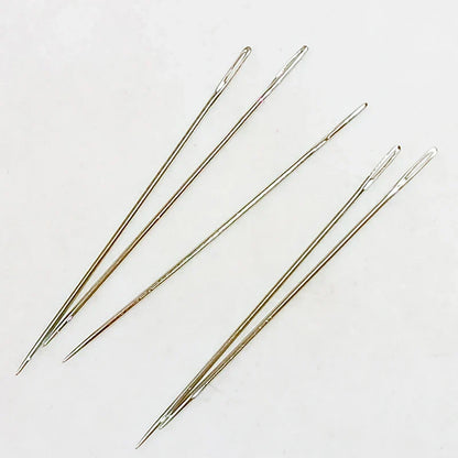 25Pcs Large Eye Stitching Sewing Needles Set – Stainless Steel Hand Sewing Tools for Leather, Yarn, Knitting & DIY Crafting Projects