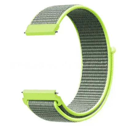 22mm Sport Nylon Loop Watch Band – Breathable Replacement Wristband for NORTH EDGE APACHE-46 Smartwatch, Durable Adjustable Strap