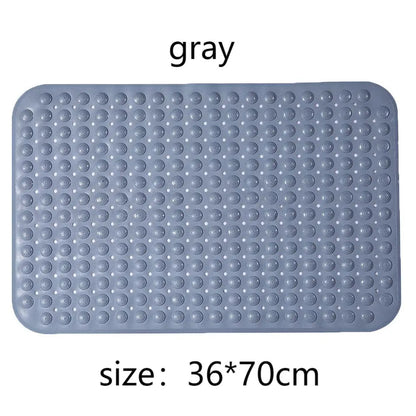 Shower Bath Mat – Hollow Hydrophobic Anti-Slip Tub Pad with Suction Cups, Thick Massage Foot Mat for Bathroom