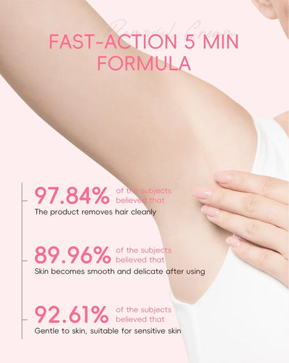LAIKOU Hair Removal Cream 50g – Painless Epilator for Intimate Areas, Hair Growth Inhibitor, Body Care for Men & Women