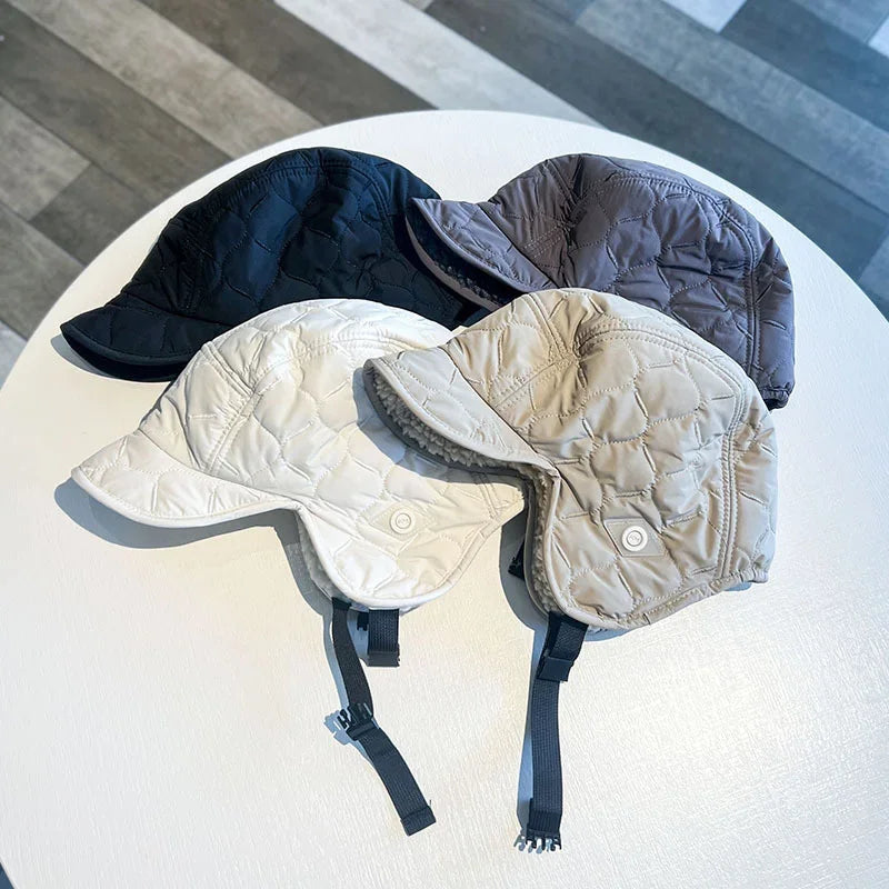 Unisex Winter Trapper Aviator Hat – Warm Waterproof Ski Bomber Cap with Earflaps & Reversible Design