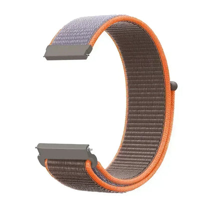 22mm Sport Nylon Loop Watch Band – Breathable Replacement Wristband for NORTH EDGE APACHE-46 Smartwatch, Durable Adjustable Strap