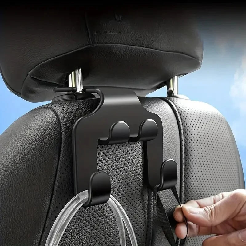 Car Back Seat Hook Phone Holder - Headrest Stand for iPhone, Samsung & All Phones