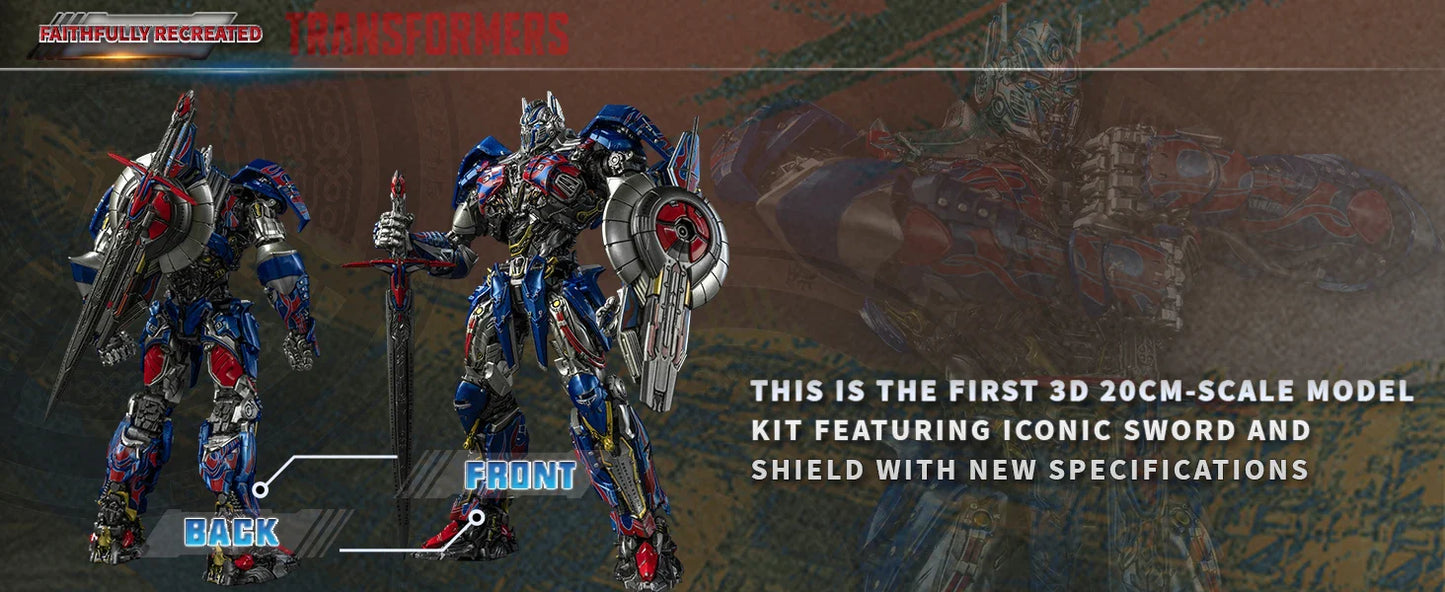 YOLOPARK Transformers Model – The Last Knight AMK PRO 20cm Optimus Prime Action Figure Toy for Boys & Men