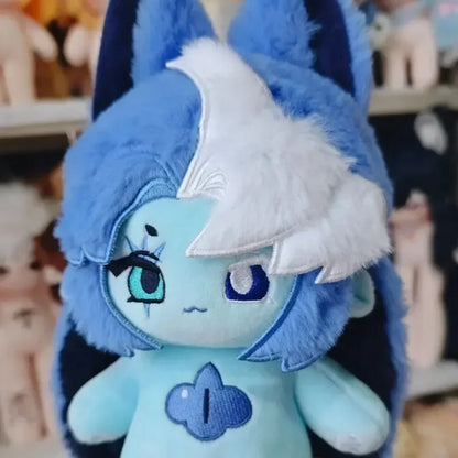 20cm Black Shadow Milk Cookie Plush Doll — Kawaii Cotton Cosplay Toy from Cookie Run Kingdom, Soft Plushie Gift